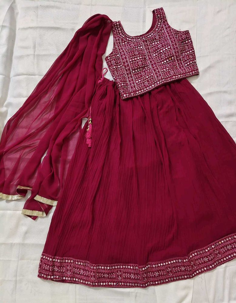 Pink Lehenga Choli Set