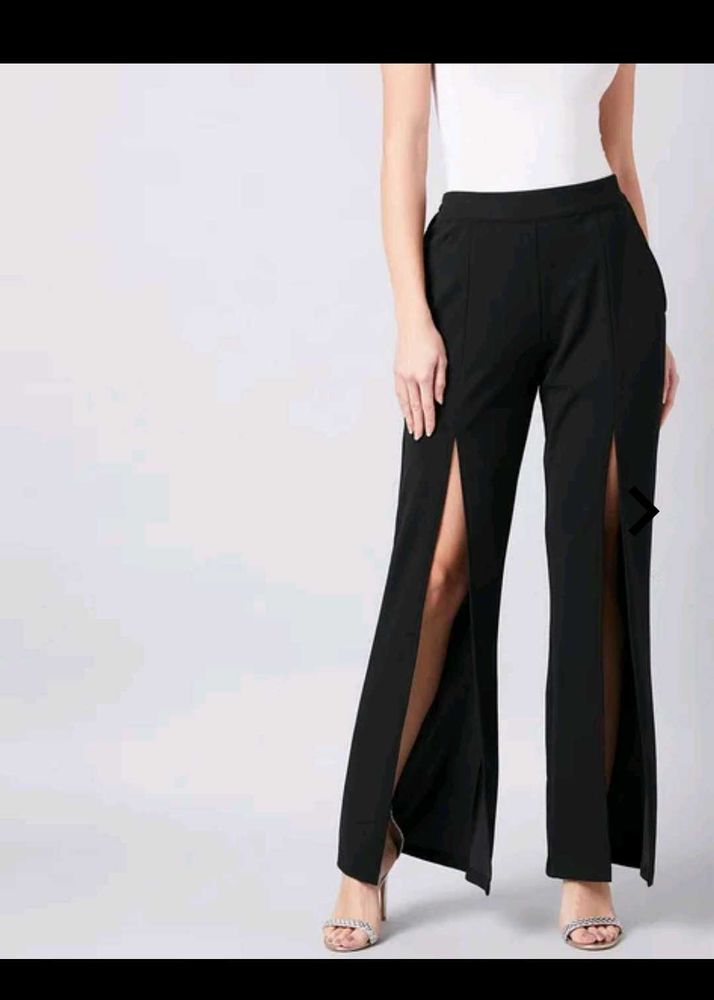 Front Slit flare trouser