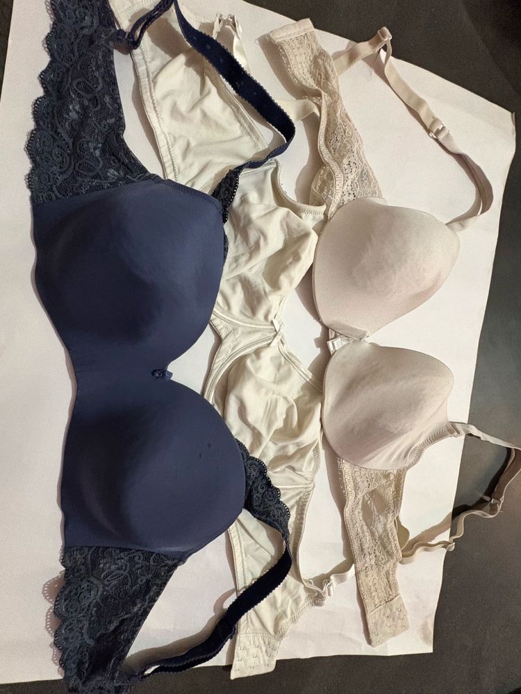 Lot of 3 Bras