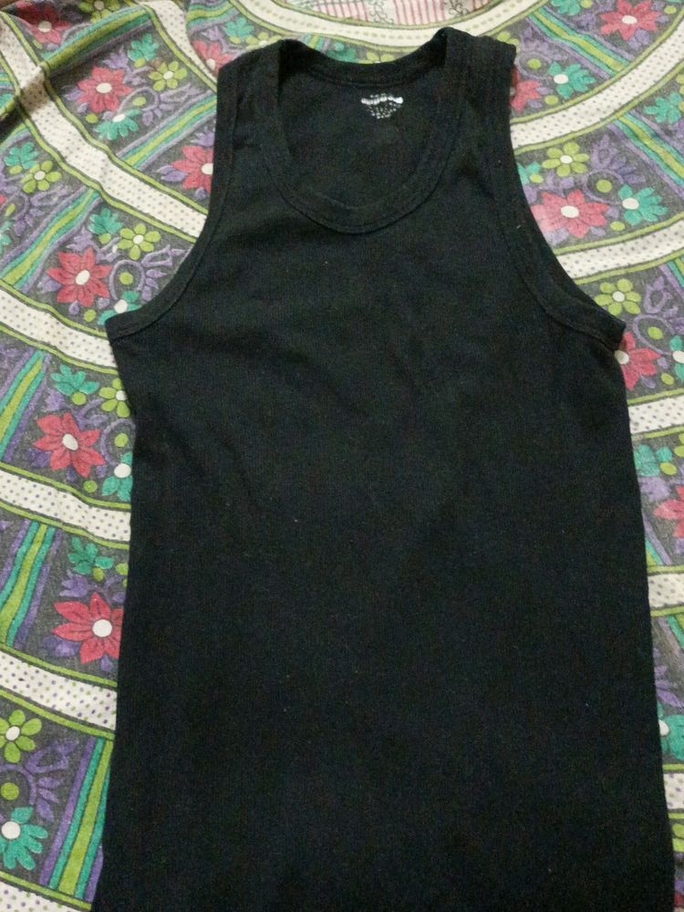 Black Baniyan For Man