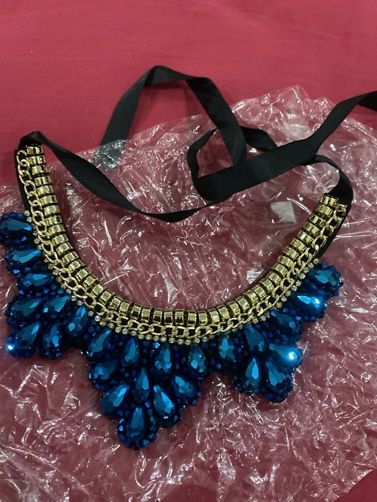 Royal Blue Neckpiece