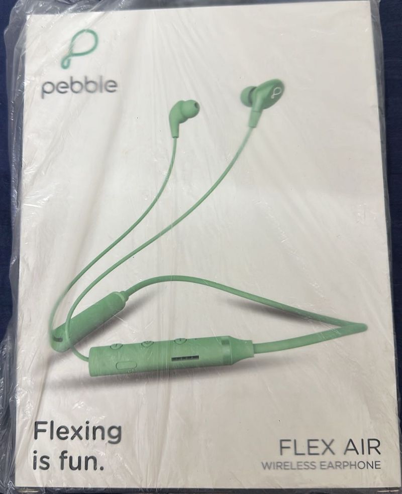 Pebble Flex Air Wireless Earphone - Green
