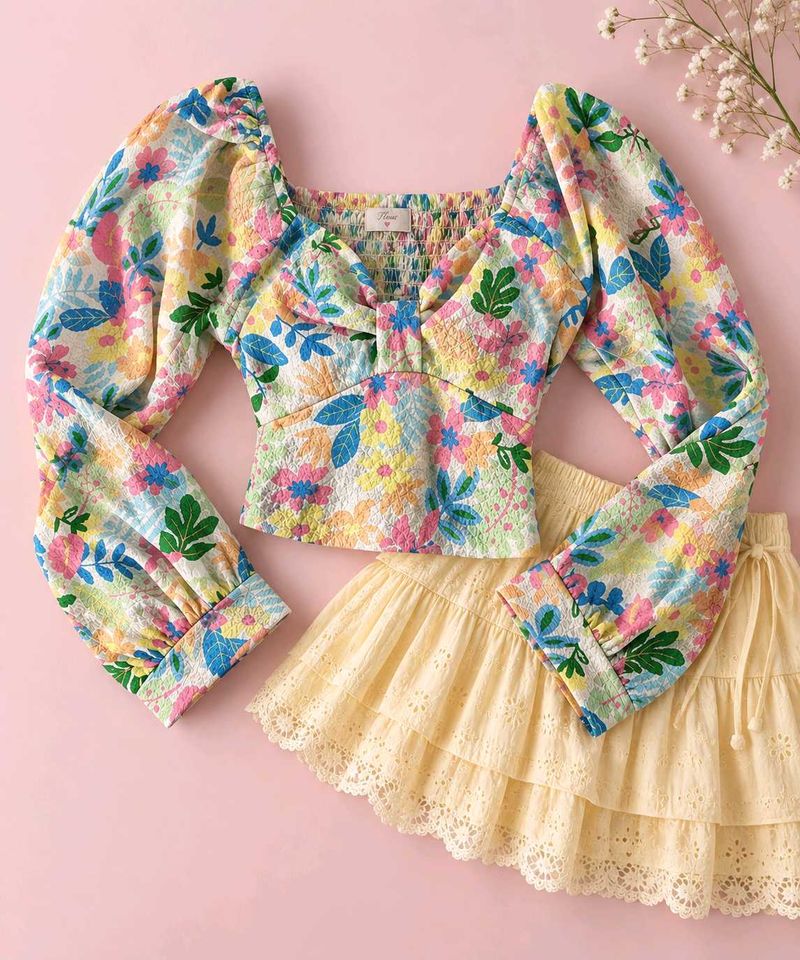 Floral Crop Top