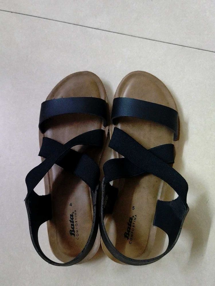 Black Strappy Sandals