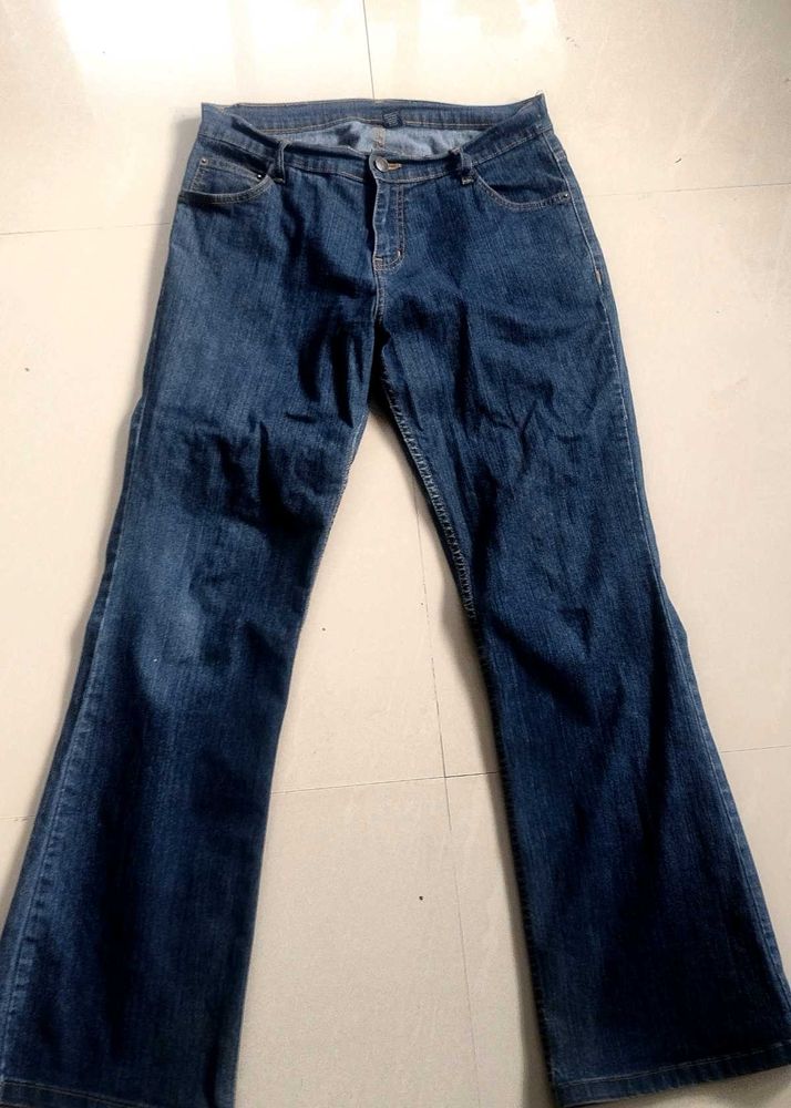 Classic Blue Flare Jeans