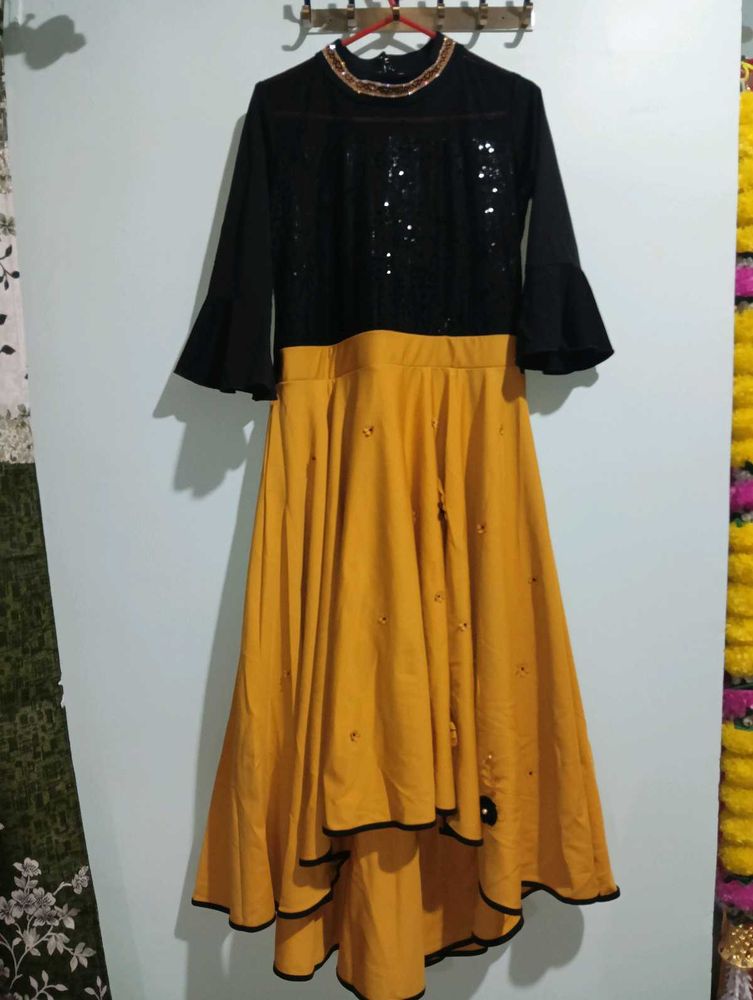 Stylish Up Down Shimmery Party Dress