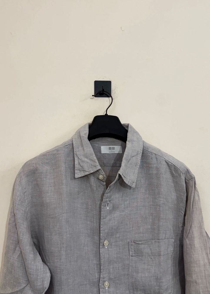 Uniqlo Linen Blend Shirt