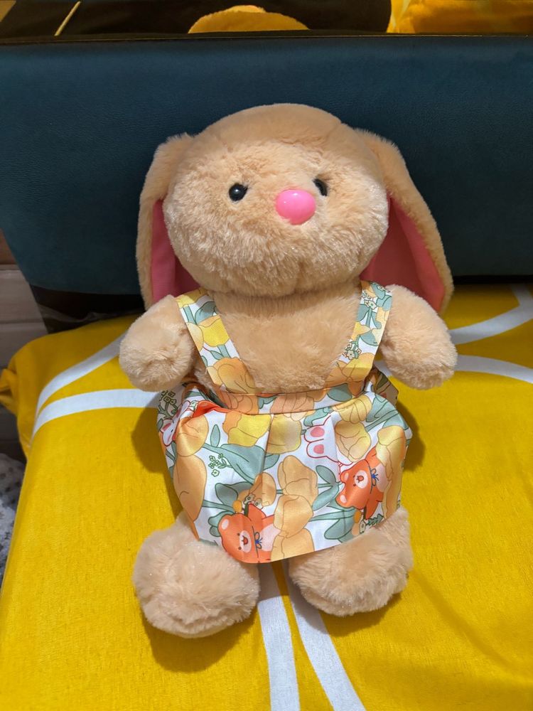 Cute Bunny Plush Toy with Dress