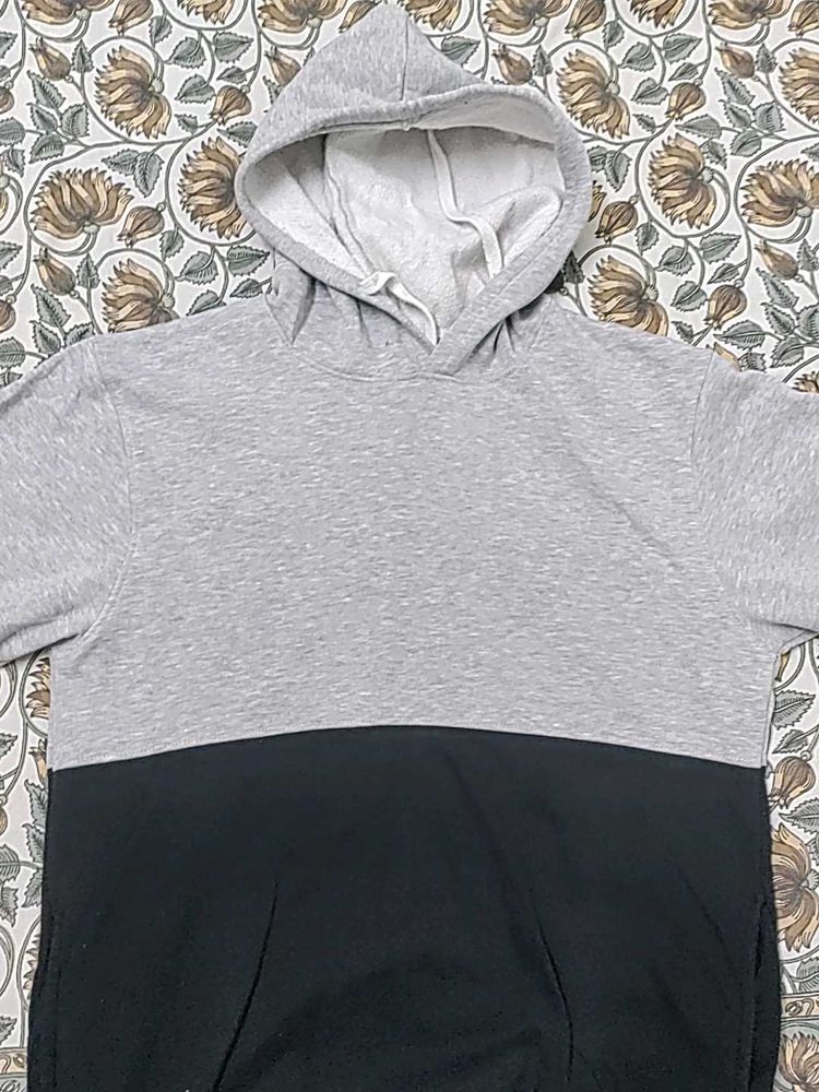 Two-Tone Pullover Hoodie