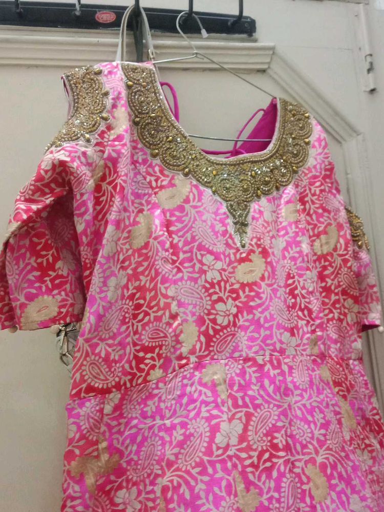 Beautiful Pink Embroidered Lehenga Choli