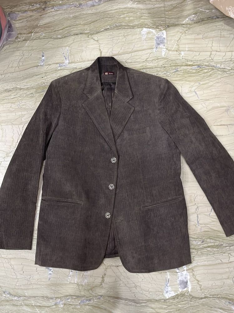 Men's Brown Corduroy Blazer