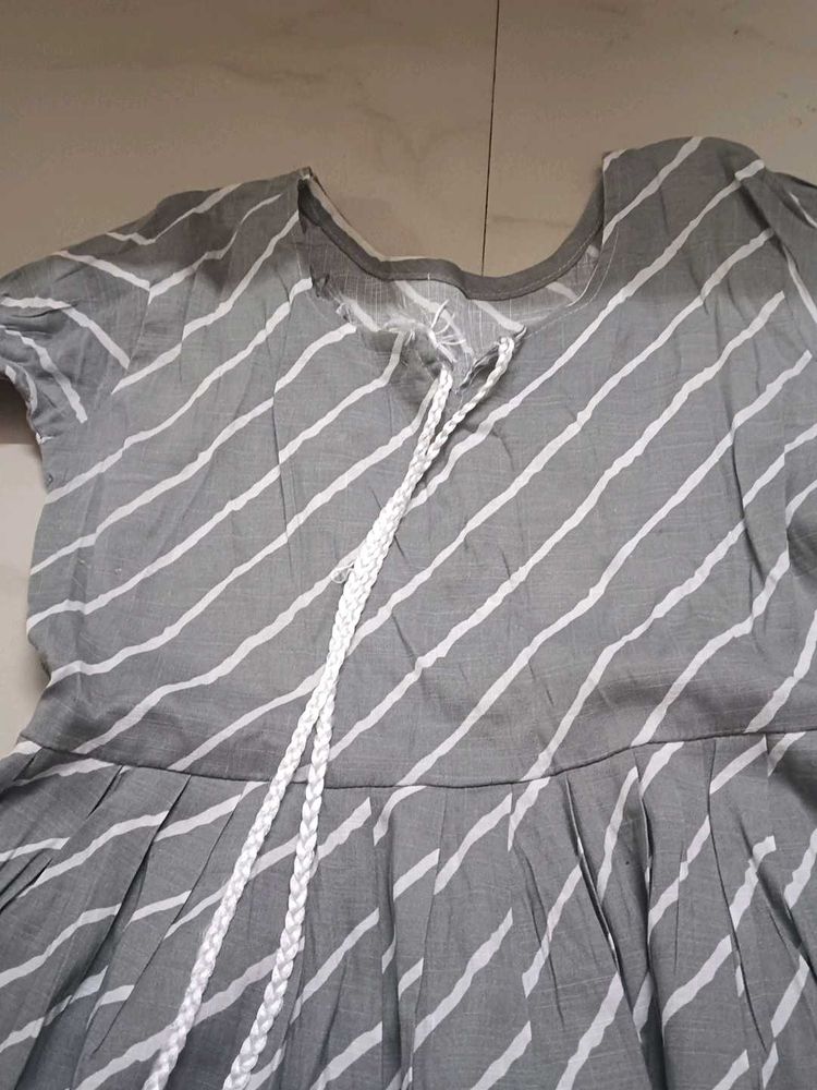 Grey Tunic For Girls