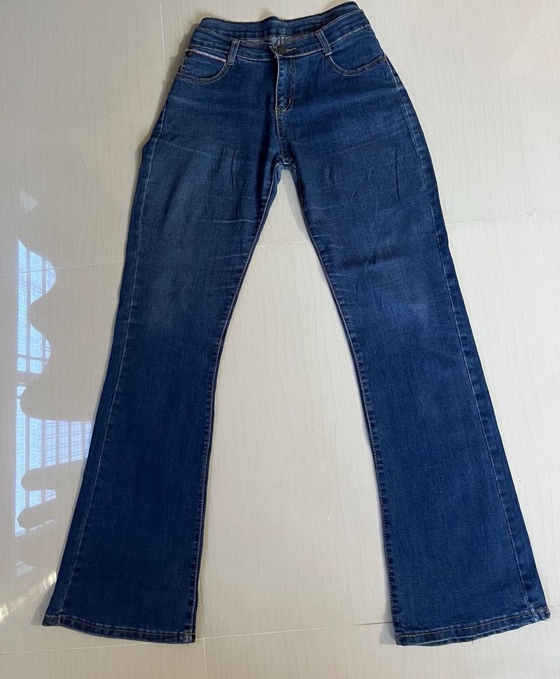 Blue Flare Jeans