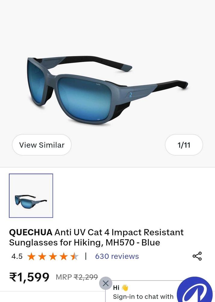 🗻👁️ DECATHLON UV CAT4 MH570 GLASSES