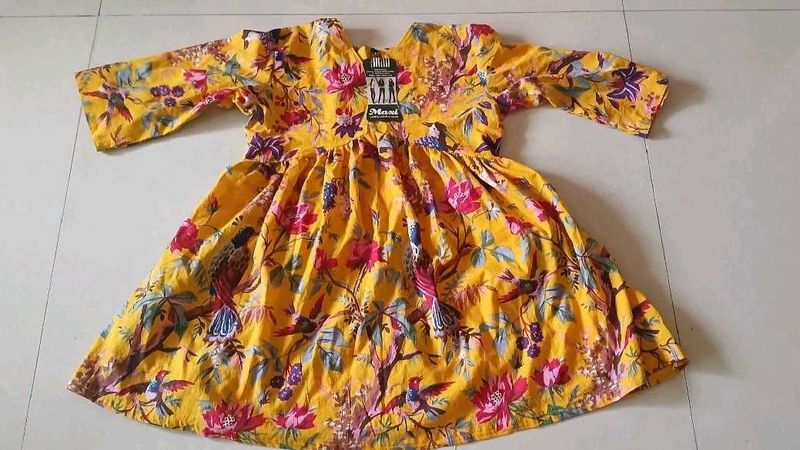 Pure cotton short kurti