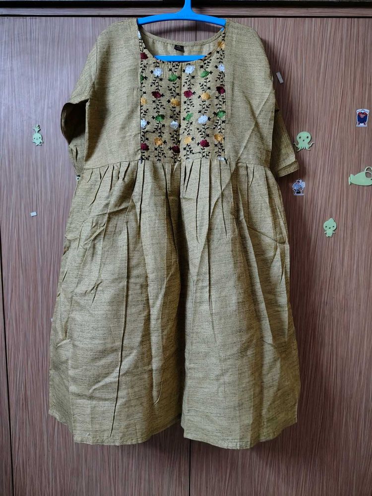 Embroidered Feeding kurti xl