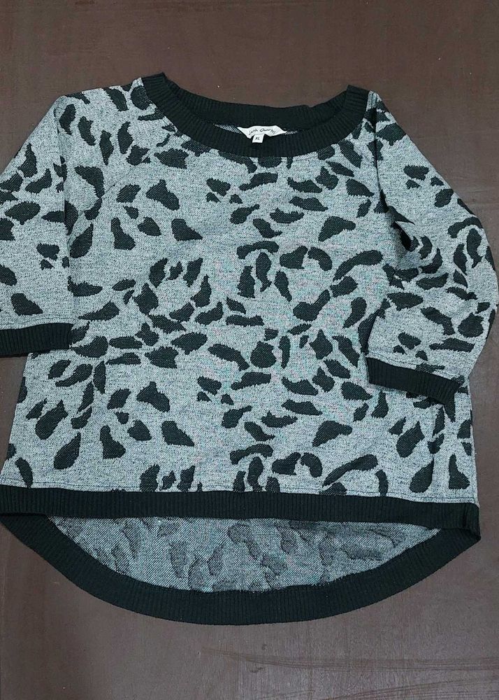Animal Print Sweater