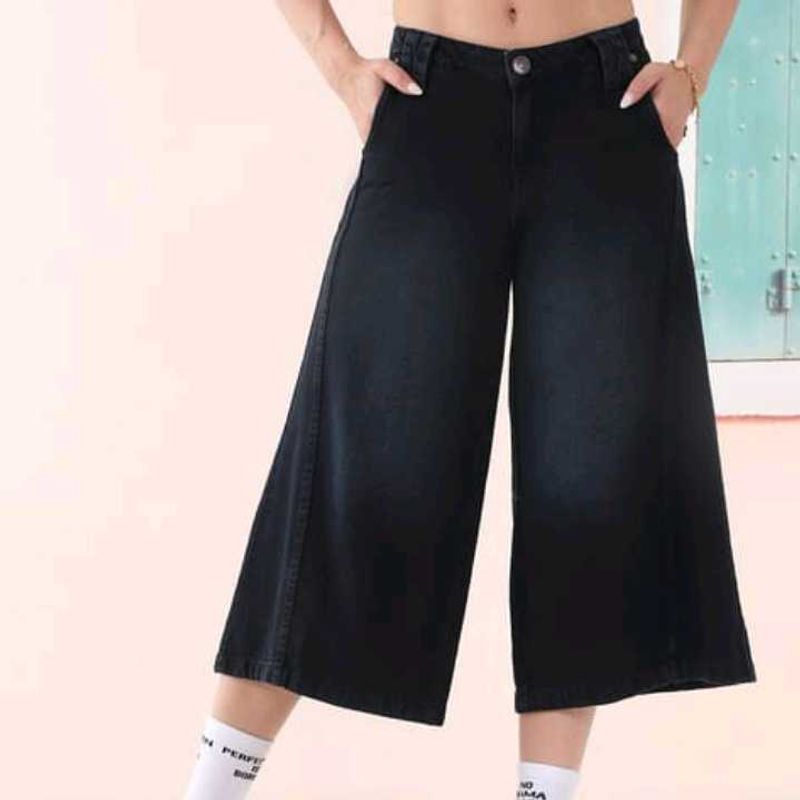 Wide Leg Denim Culottes / Jords