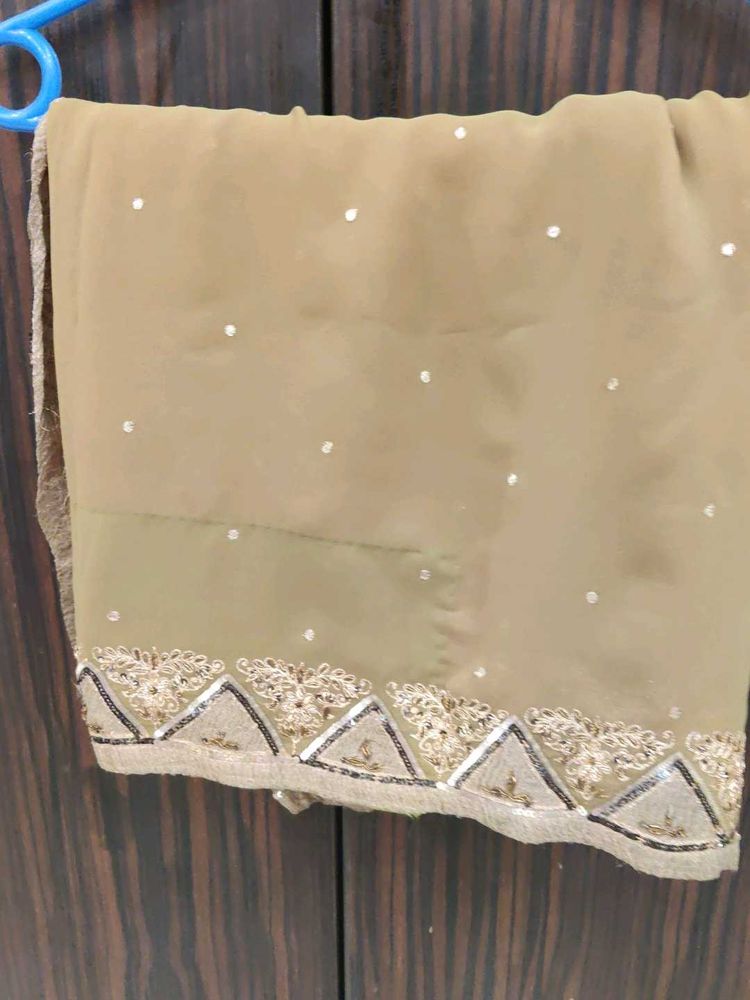 Elegant Sequined Saree