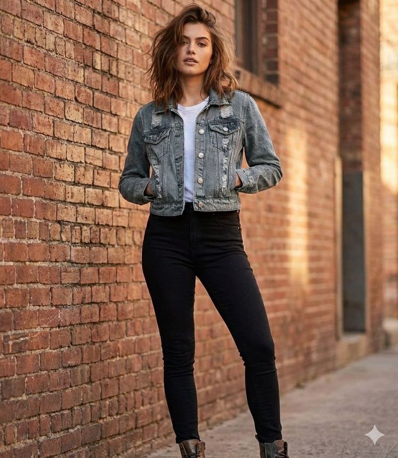 Denim Jacket it Fit to S And M
