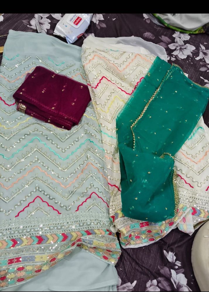Beautiful Sequined Kurta Set