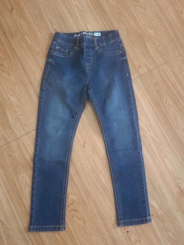 Girls' Denim Jeggings