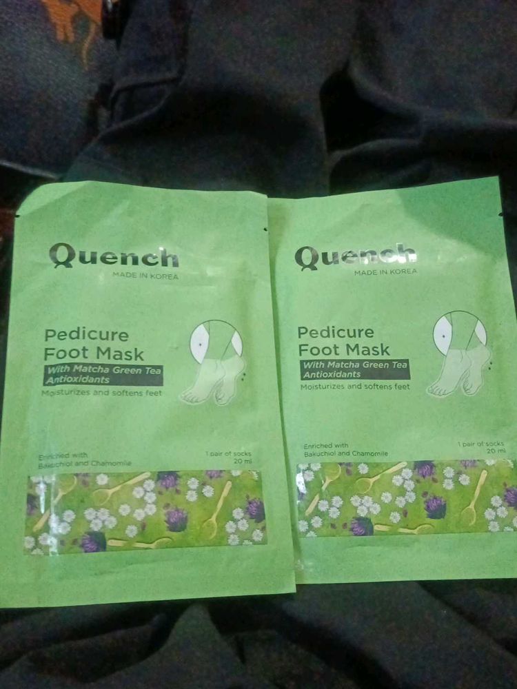 Quench Pedicure Foot Mask (2 Pack)