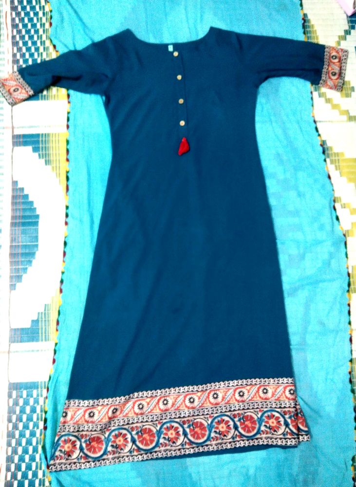 blue kurti-Janasaya brand