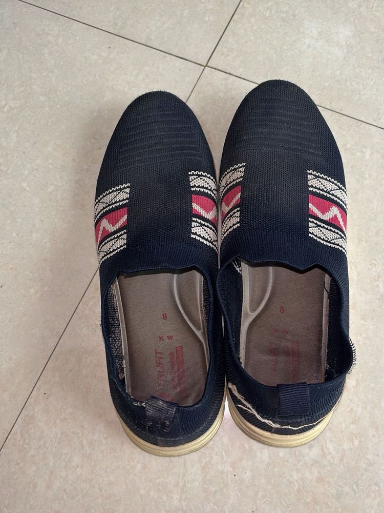 Comfy Navy Blue Casual Shoes