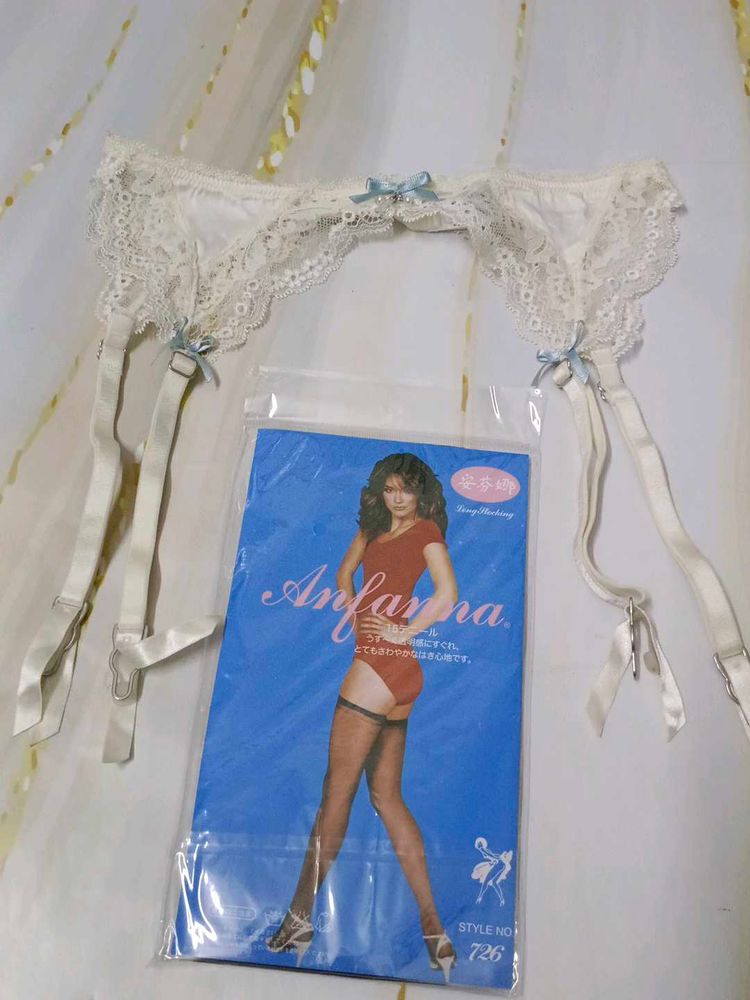(1419)Vintage Anfanana Lace Garter Belt