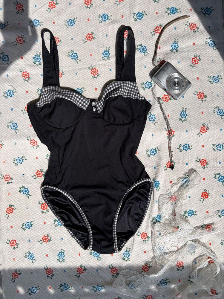 Chic Black One-Piece bodysuit top