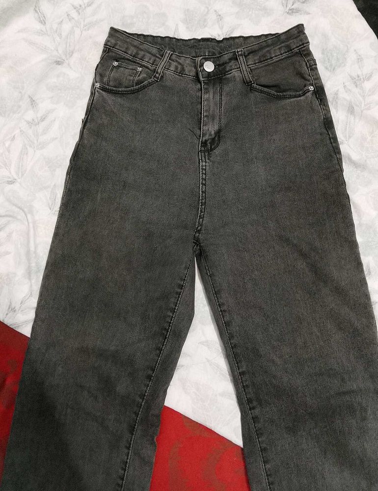 Gray Denim Jeans
