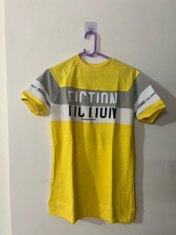 Stylish Yellow Graphic T-Shirt