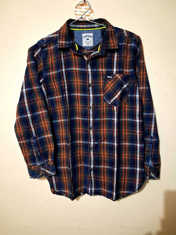 boy's Lee Cooper Plaid Flannel Shirt