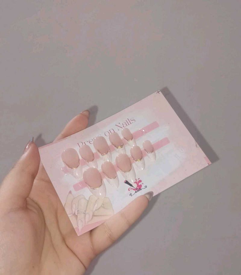 French Tip Press-On Nails