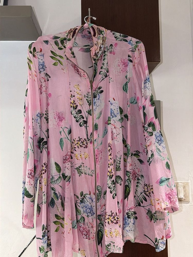 Floral Print Lightweight Jacket shirt