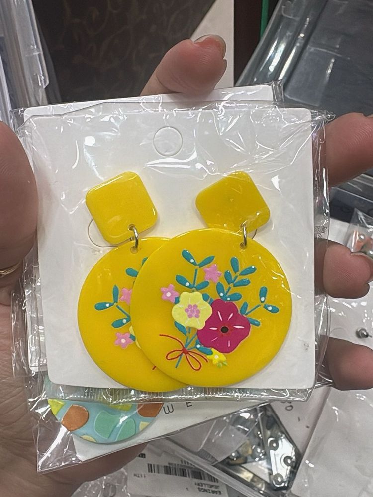 Floral Statement Earrings any1