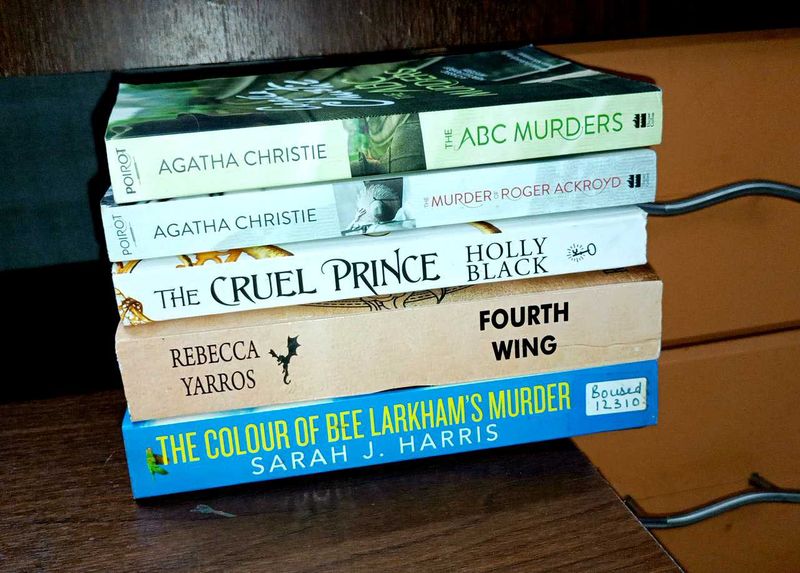 Suspense Mystery Novels Book Collection Set Of 5