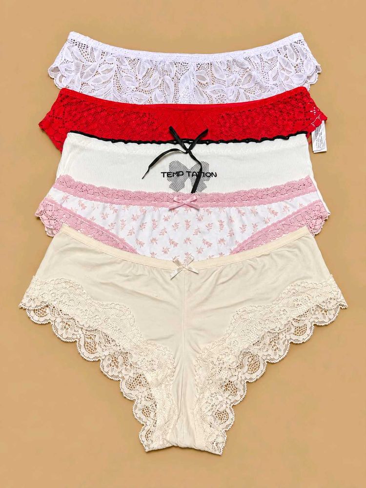 5-Piece Women’s Panty Set – Size XS
