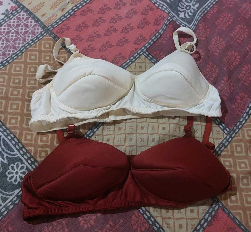 Bra Bundle - Cream &amp; Maroon