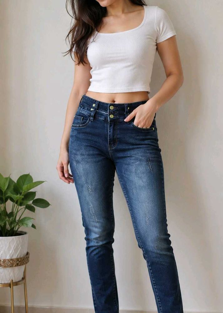 Stylish Blue Denim Jeans