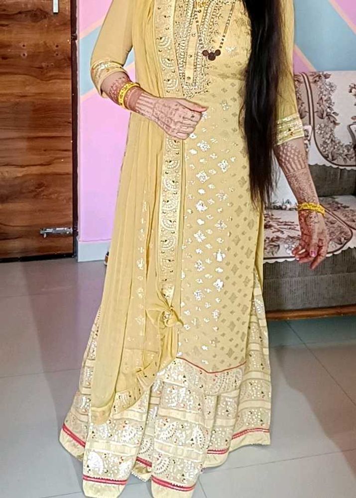 heavy sharara suit