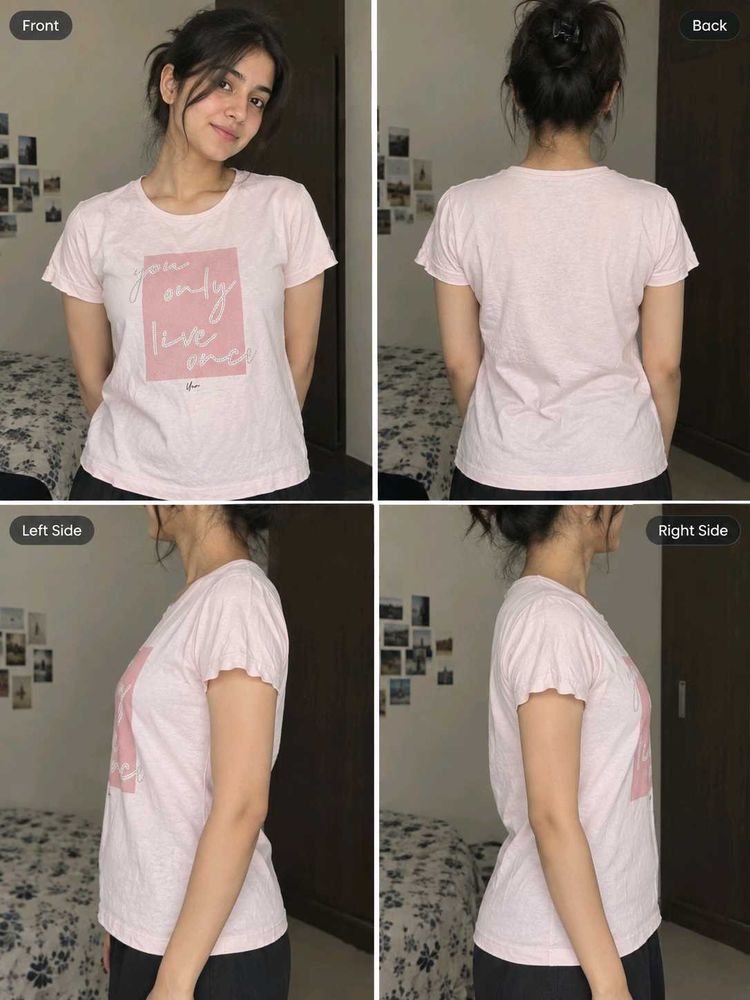 Cute Pink Graphic T-Shirt