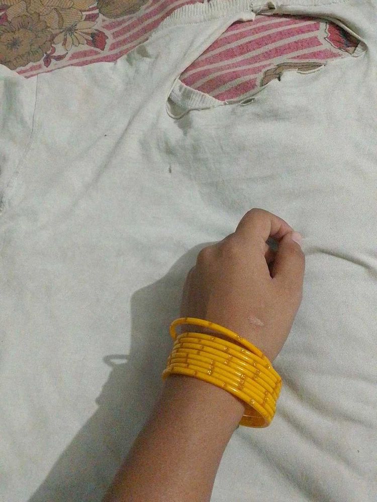 Set of Yellow Bangles