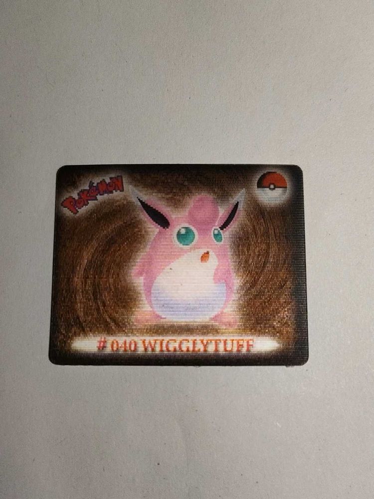 Cheetos Pokemon Wigglytuff  motion Card (2nd)
