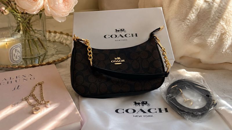 Coach Monogram Shoulder Bag