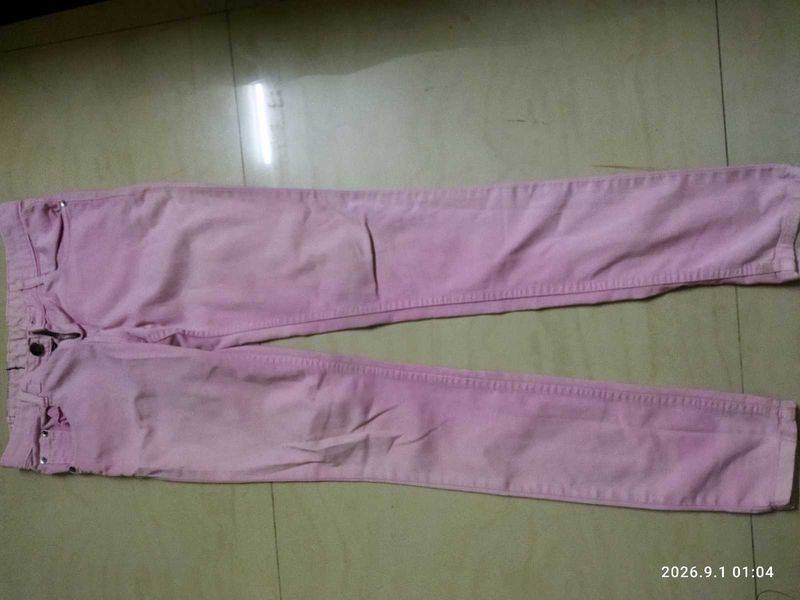 Pink Skinny Fit Jeans