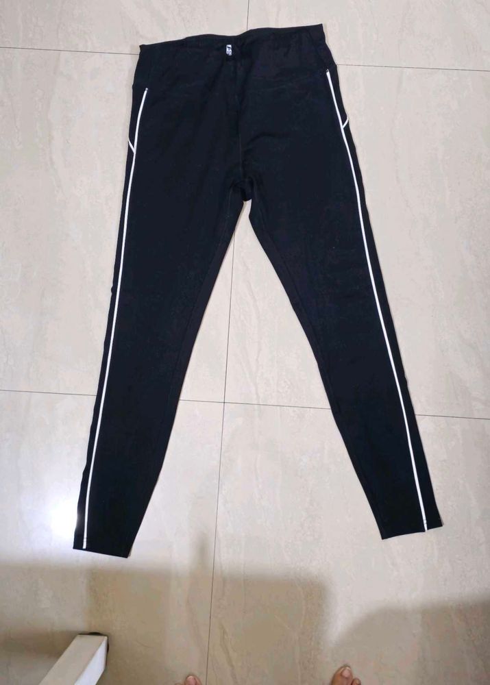 Dark Wash Athletic Pants