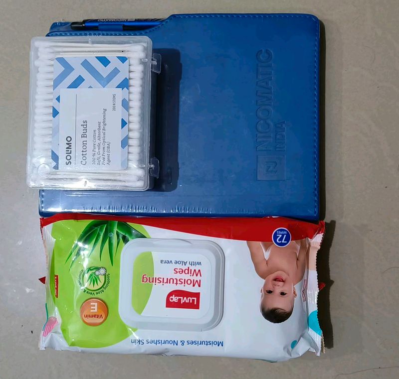 Combo of three products in daily use