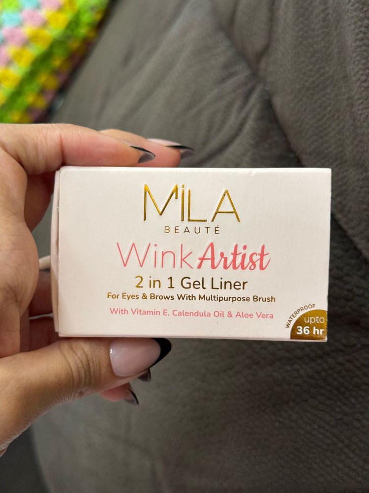 Mila Beaute 2 in 1 Gel Eye Liner
